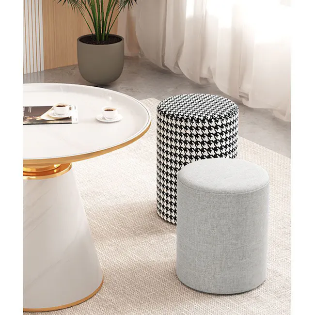 Pepa Pouf Stool - Khaki - 2