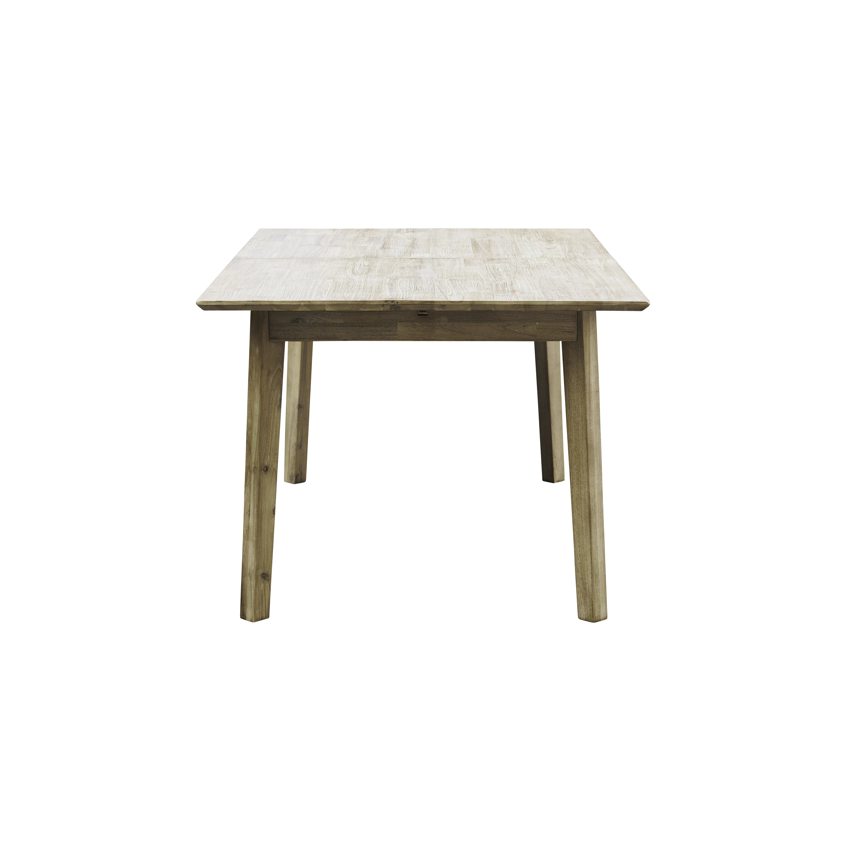 Leland Extendable Dining Table 1.6m-2m - 12 - Wooden table, minimalist design, natural wood finish, sturdy legs, rectangular
