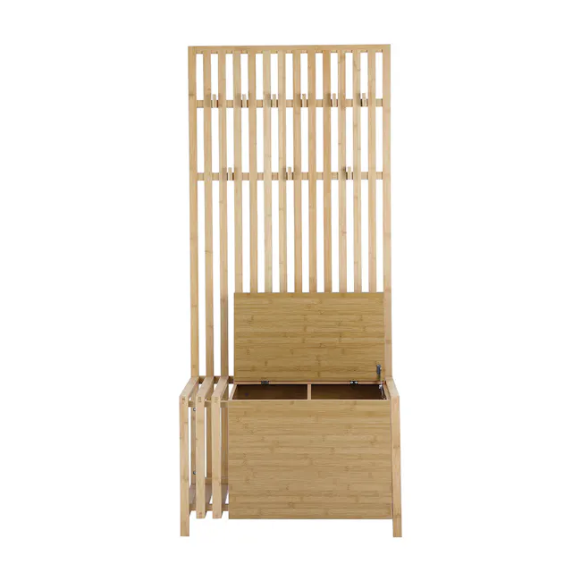 Shizou Entryway Storage with Bench - 4
