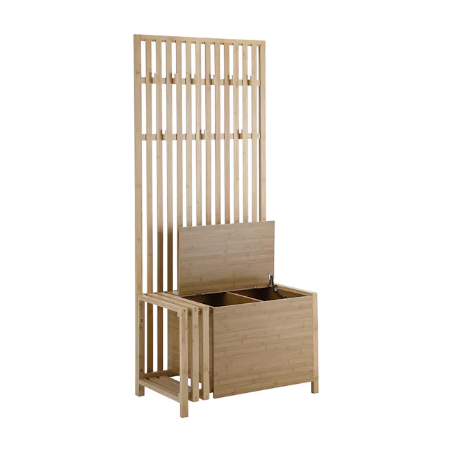Shizou Entryway Storage with Bench - 5