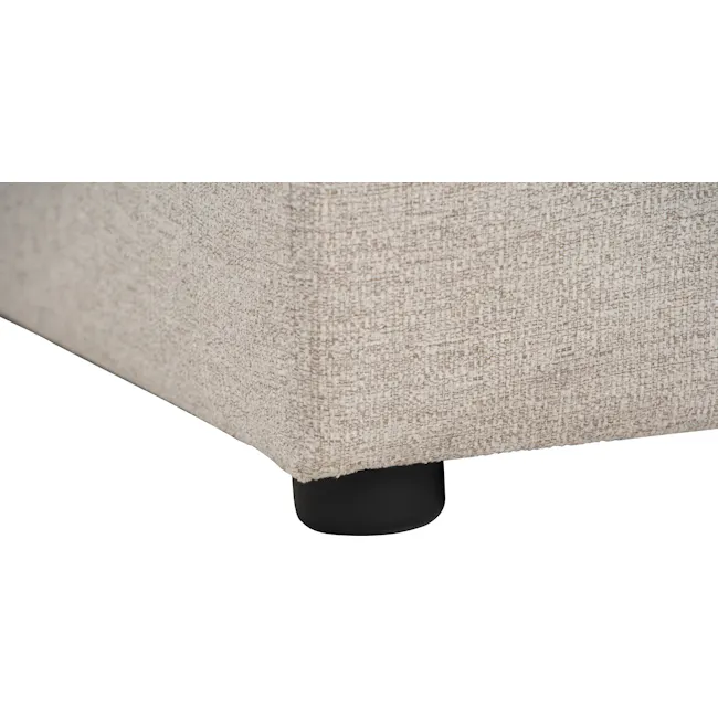 Tony Corner Unit - White - 17 - Woven fabric, textured surface, beige color, intricate pattern, high-quality material