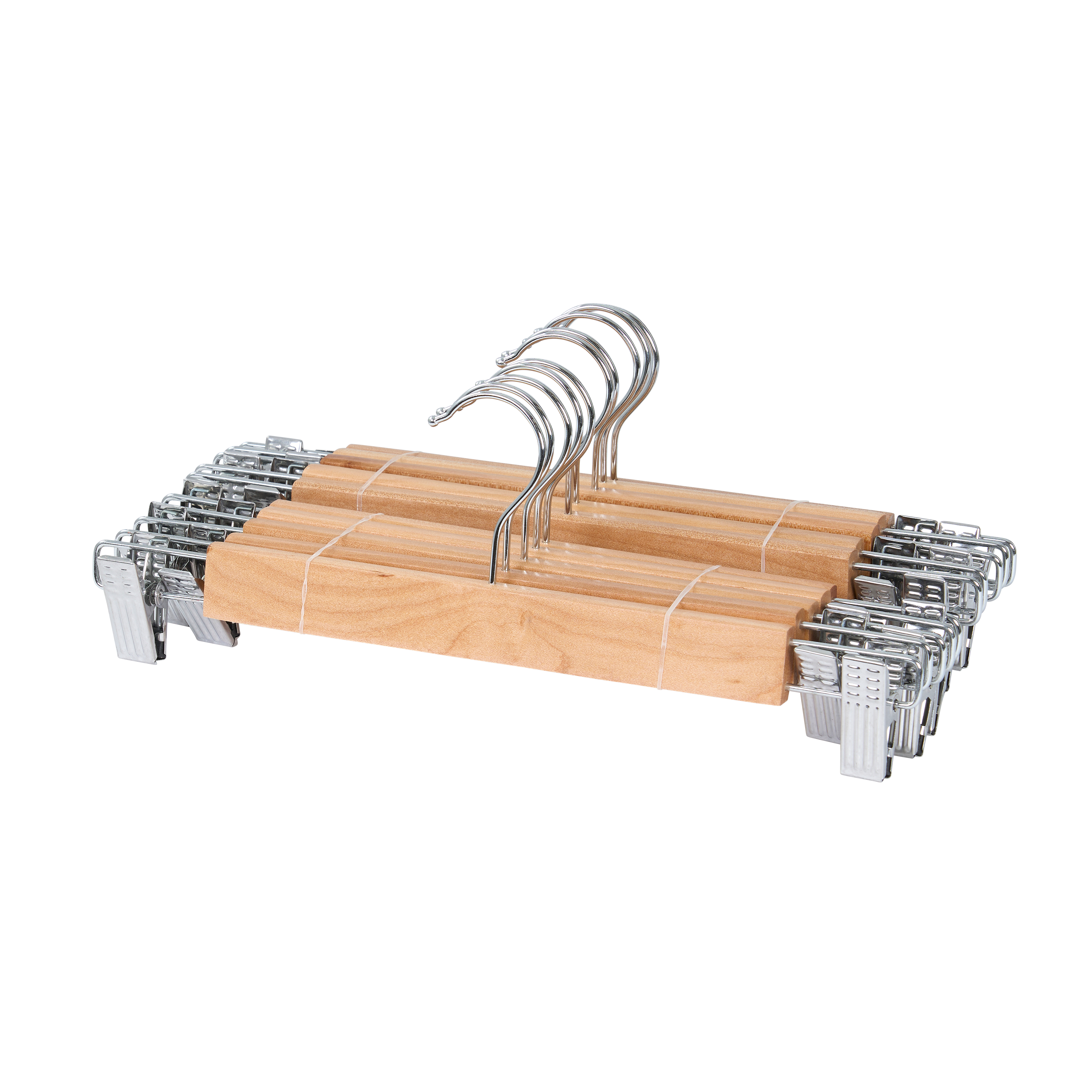 Wooden Clip Hanger - Natural (Set of 10)