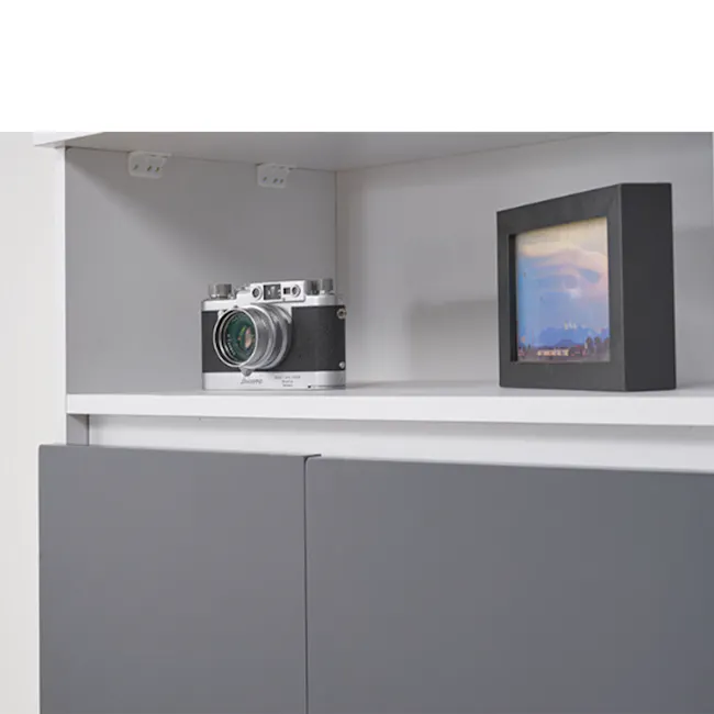 (As-is) Muse Tall Cabinet 0.6m - White Grey - 1 - 16