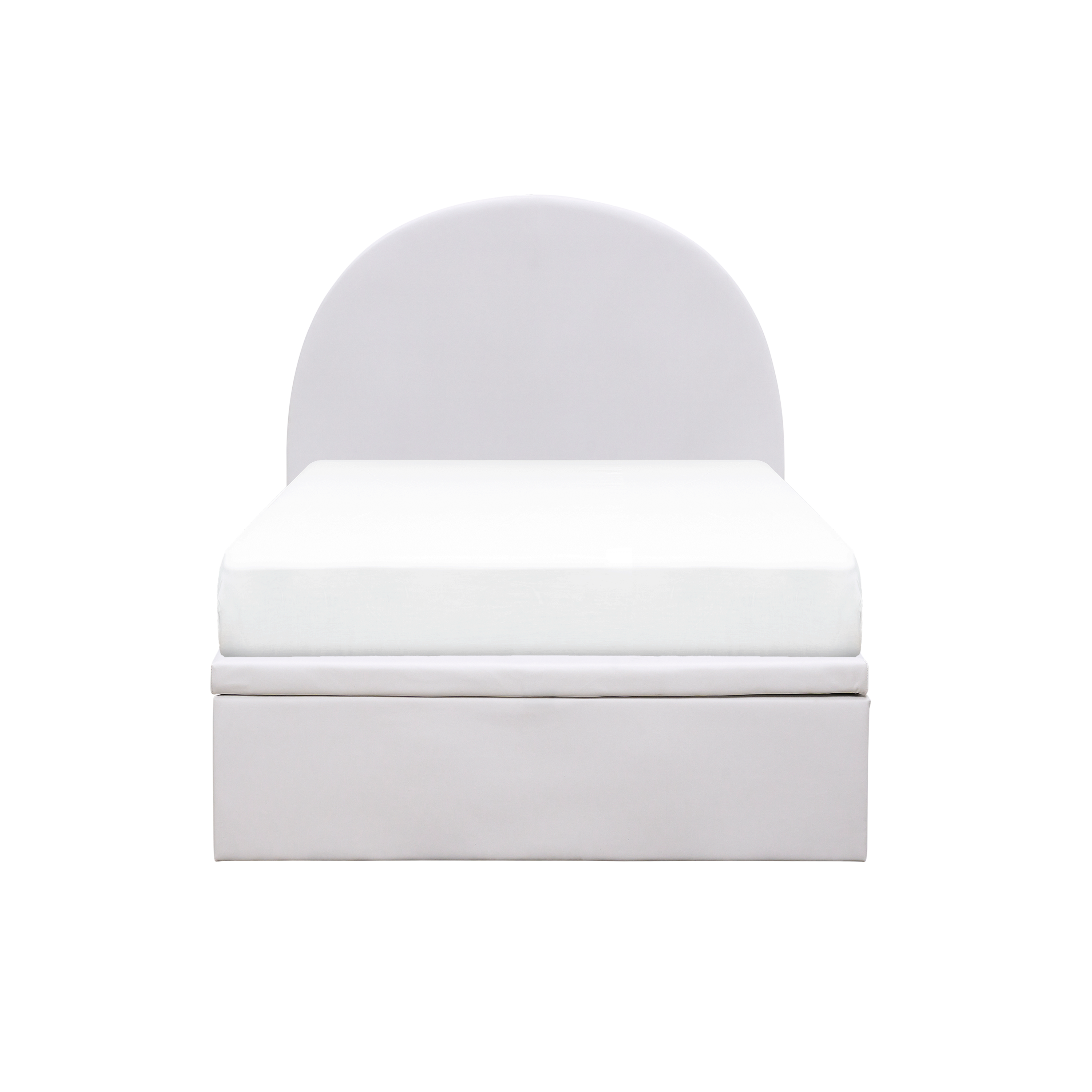 Aspen Super Single Storage Bed - Ivory (Pet Friendly)
