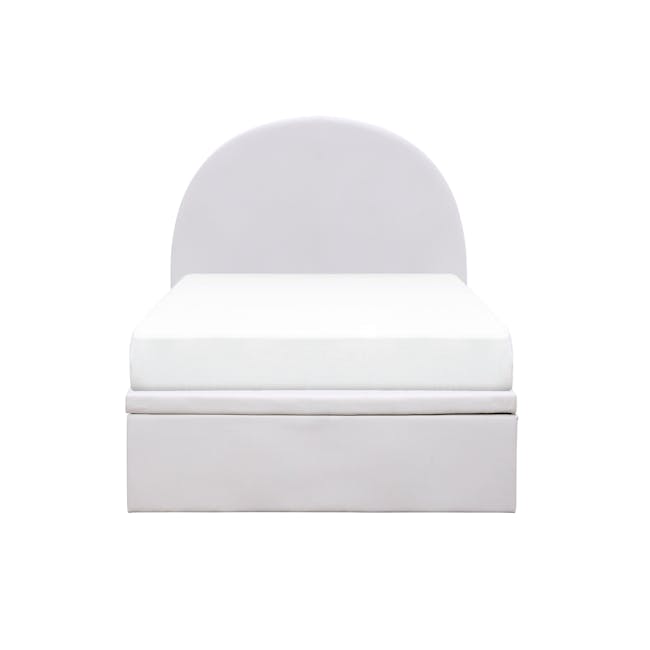 Aspen Super Single Storage Bed - Ivory (Pet Friendly) - 1