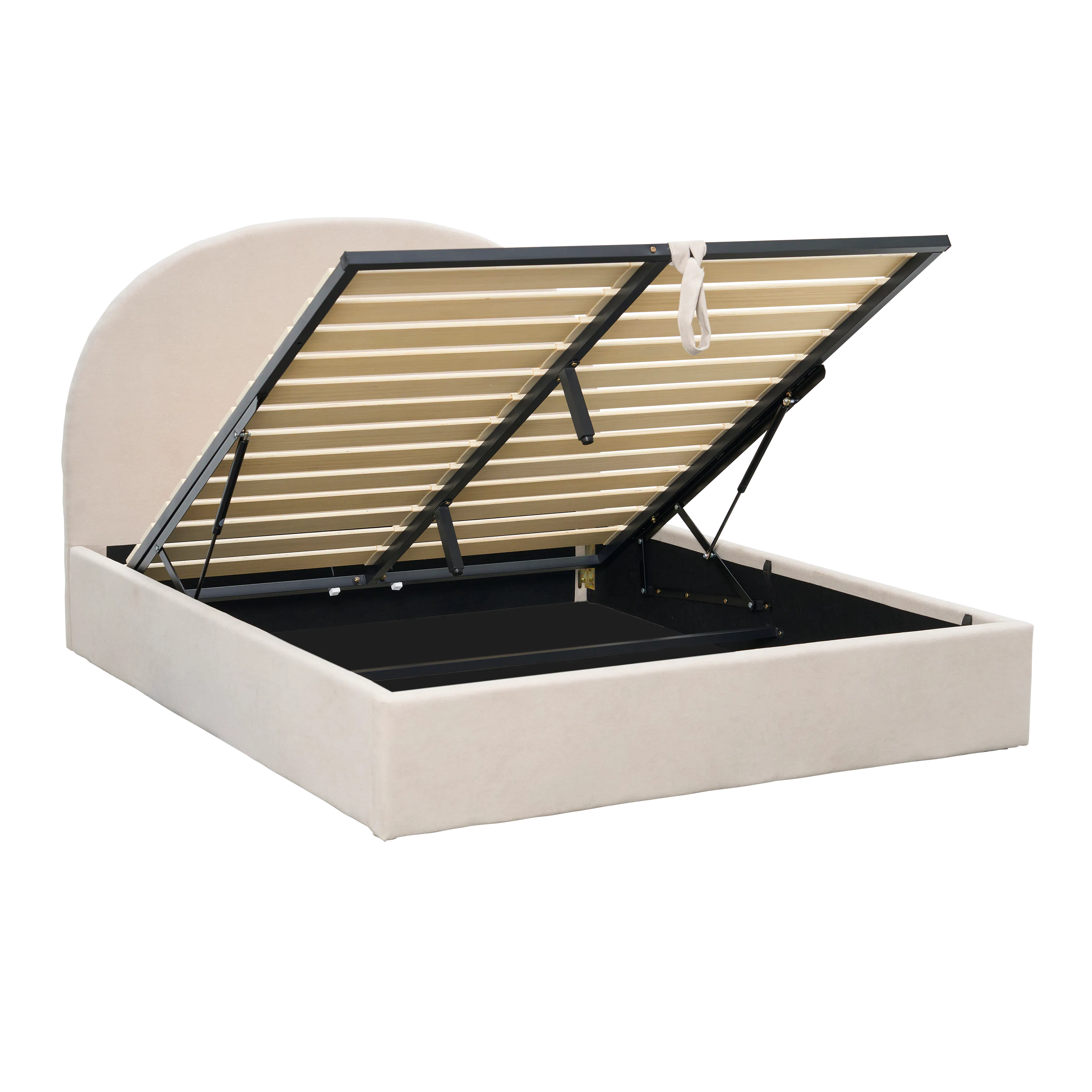 Aspen King Storage Bed - Acru - 11