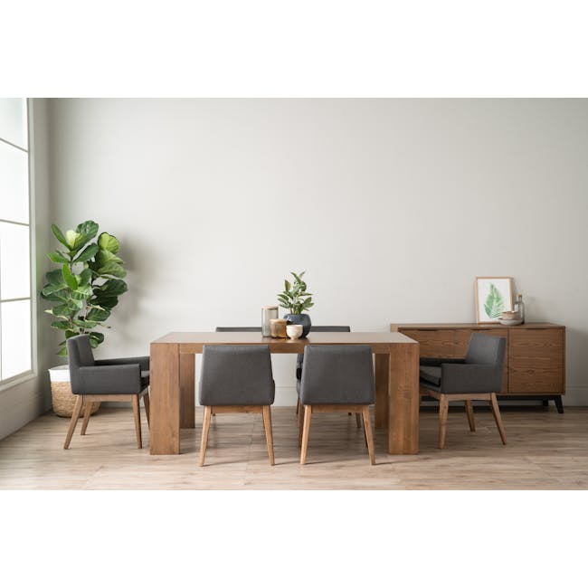 Clarkson Dining Table 1.8m - Cocoa - 1