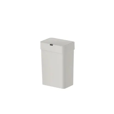 Yubin 15L Nino Rectangle Plastic Bin - Grey