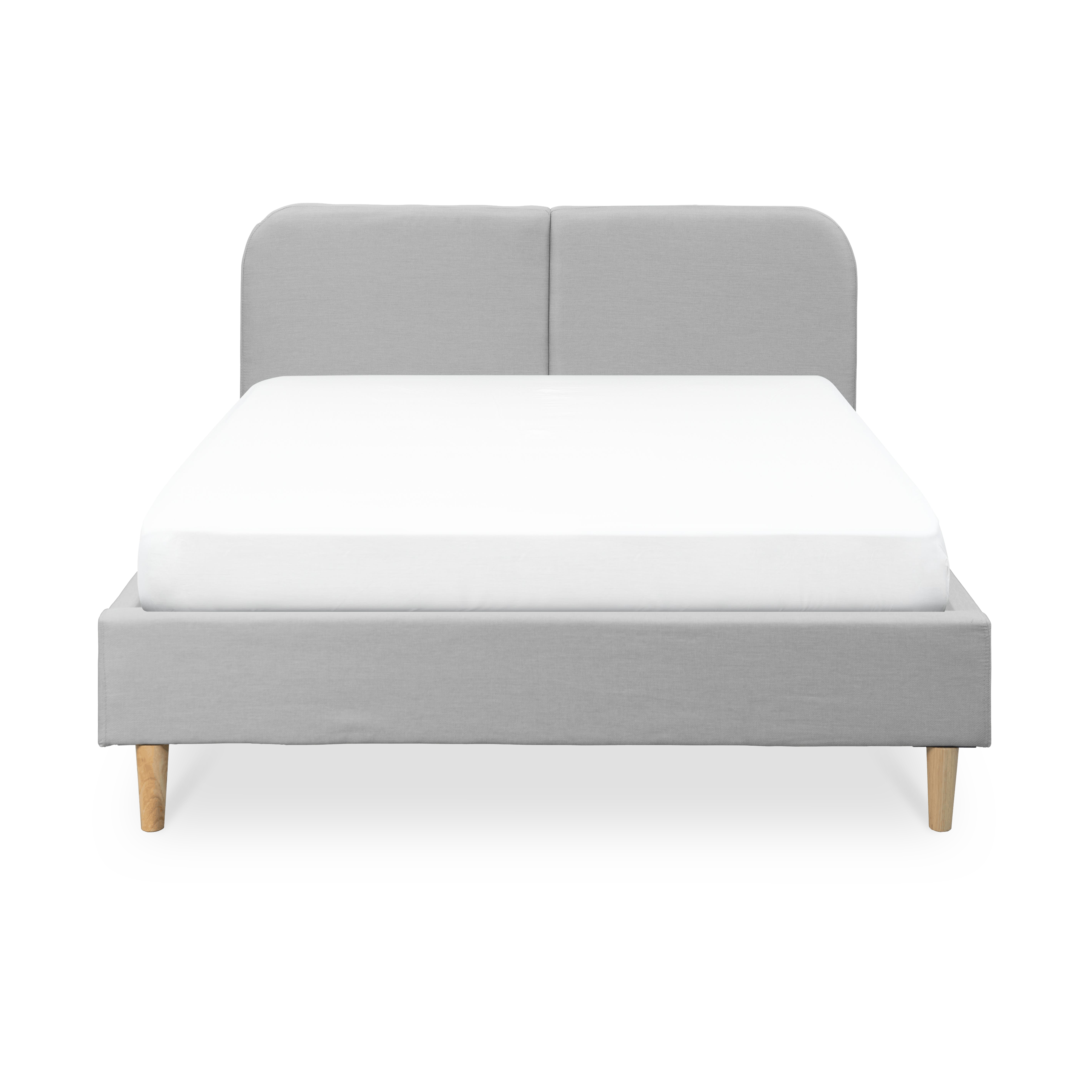Nolan Queen Bed - Silver Fox