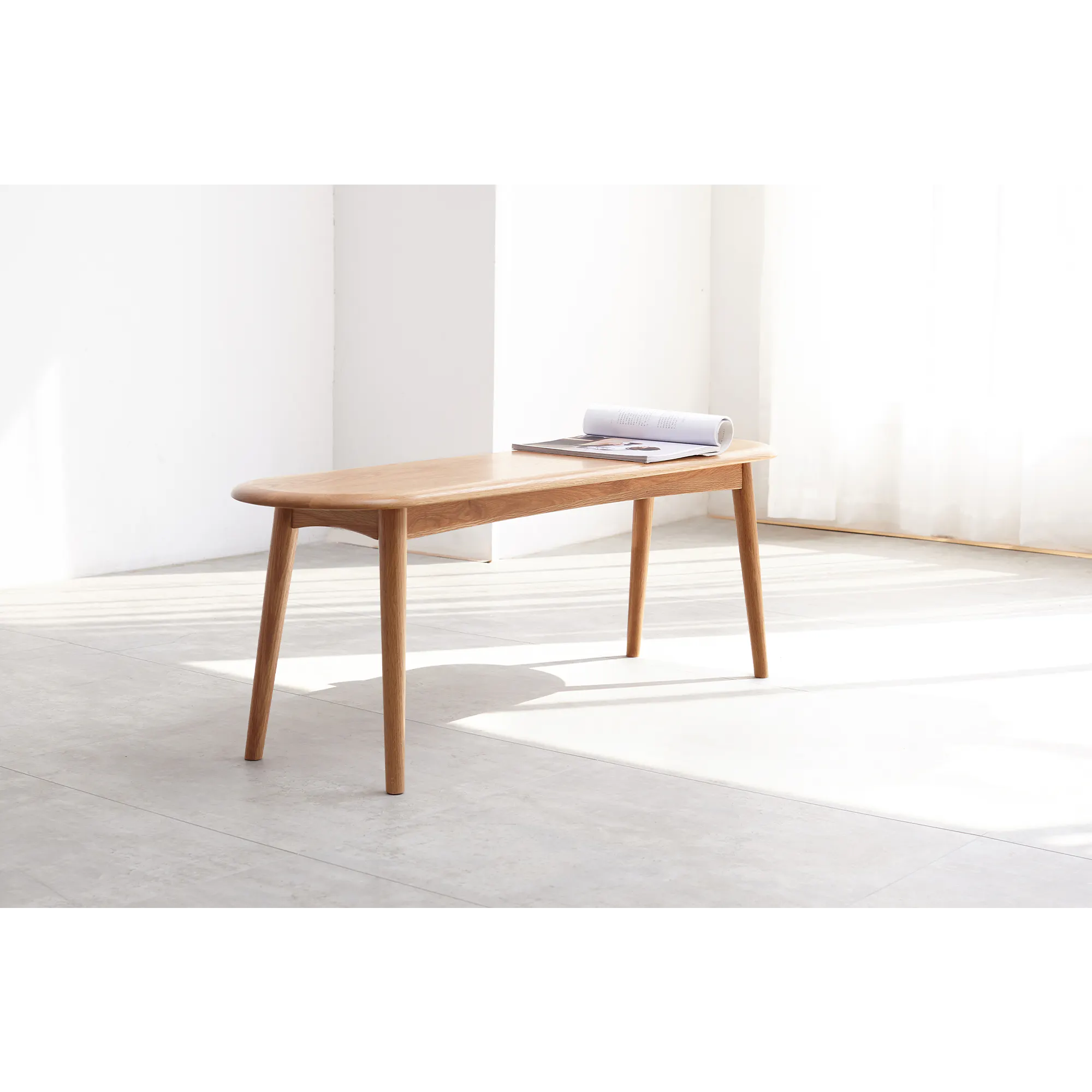Felda Bench 1m - Oak - 7