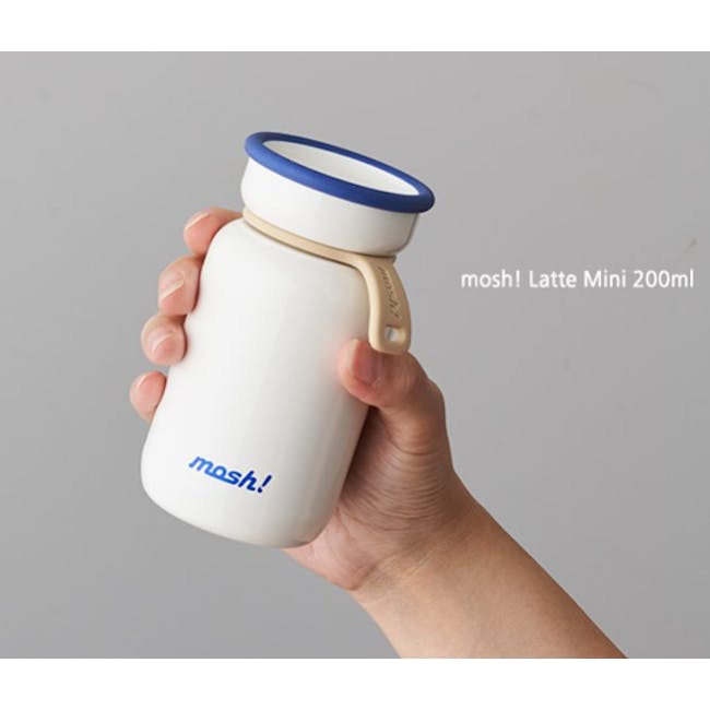MOSH! Mini Latte Bottle - White (2 Sizes) - 3