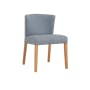 Rhoda Dining Chair - Natural, Light Blue - 0