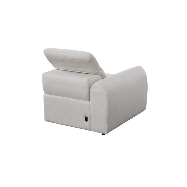 Harmony 2 Seater Power Recliner Sofa - Misty Grey (Scratch Resistant) - Zero Wall - 33 - Luxurious beige sofa, modern