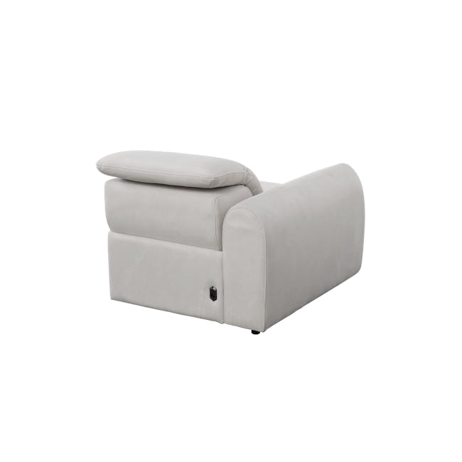 Harmony 3 Seater Power Recliner Sofa - Misty Grey (Scratch Resistant) - Zero Wall - 32 - Luxurious beige sofa, modern