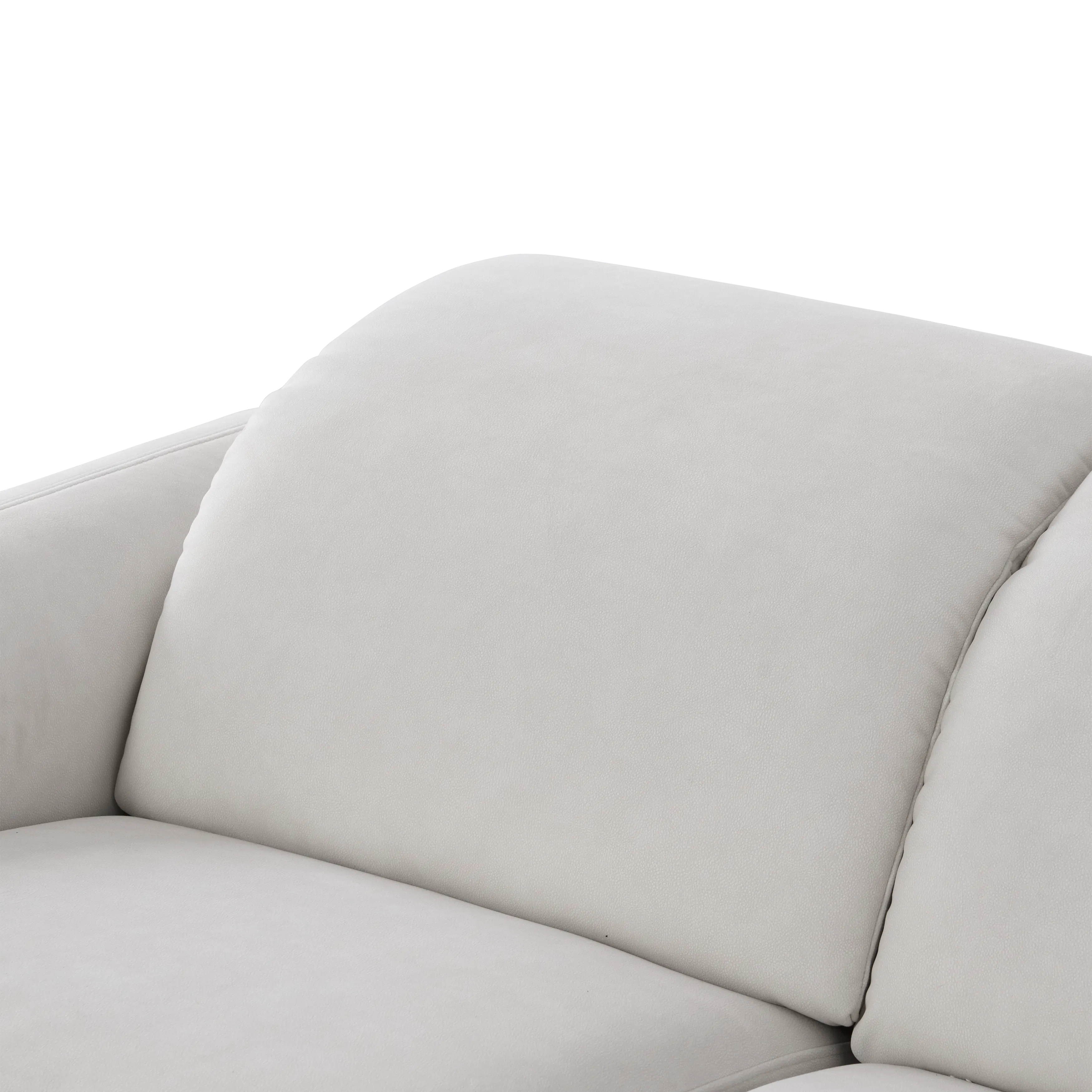 Harmony Left Arm Power Recliner Unit - Misty Grey (Scratch Resistant) - 10 - White, modern, minimalist, sleek, comfortable