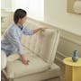 Tessa Storage Lounge Sofa Bed - Beige (Eco Clean Fabric) - 7
