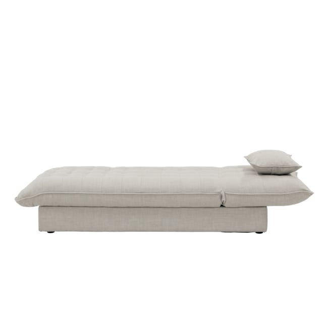 Tessa Storage Lounge Sofa Bed - Beige (Eco Clean Fabric) - 19
