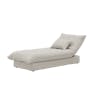 Tessa Storage Lounge Sofa Bed - Beige (Eco Clean Fabric) - 18
