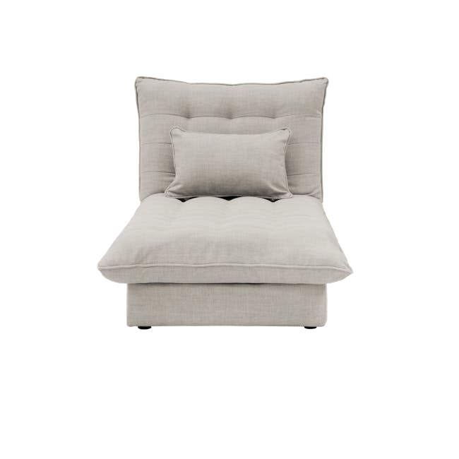 Tessa L-Shaped Sofa Bed - Beige (Eco Clean Fabric) - 25