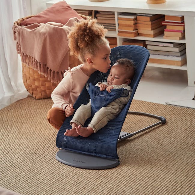 Baby Bjorn Bouncer Bliss Mesh - Navy - 4