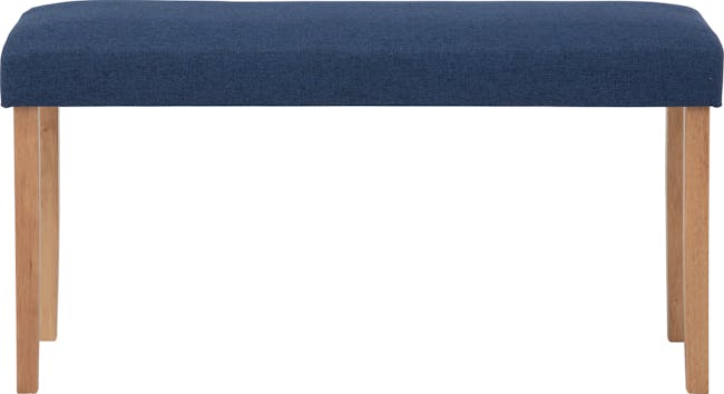 Dahlia Bench 0.9m - Natural, Navy (Fabric) - 3