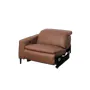Clyde Right Arm Power Recliner Unit - Pecan Brown (Top Grain Leather) - 7