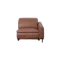 Clyde Right Arm Power Recliner Unit - Pecan Brown (Top Grain Leather)