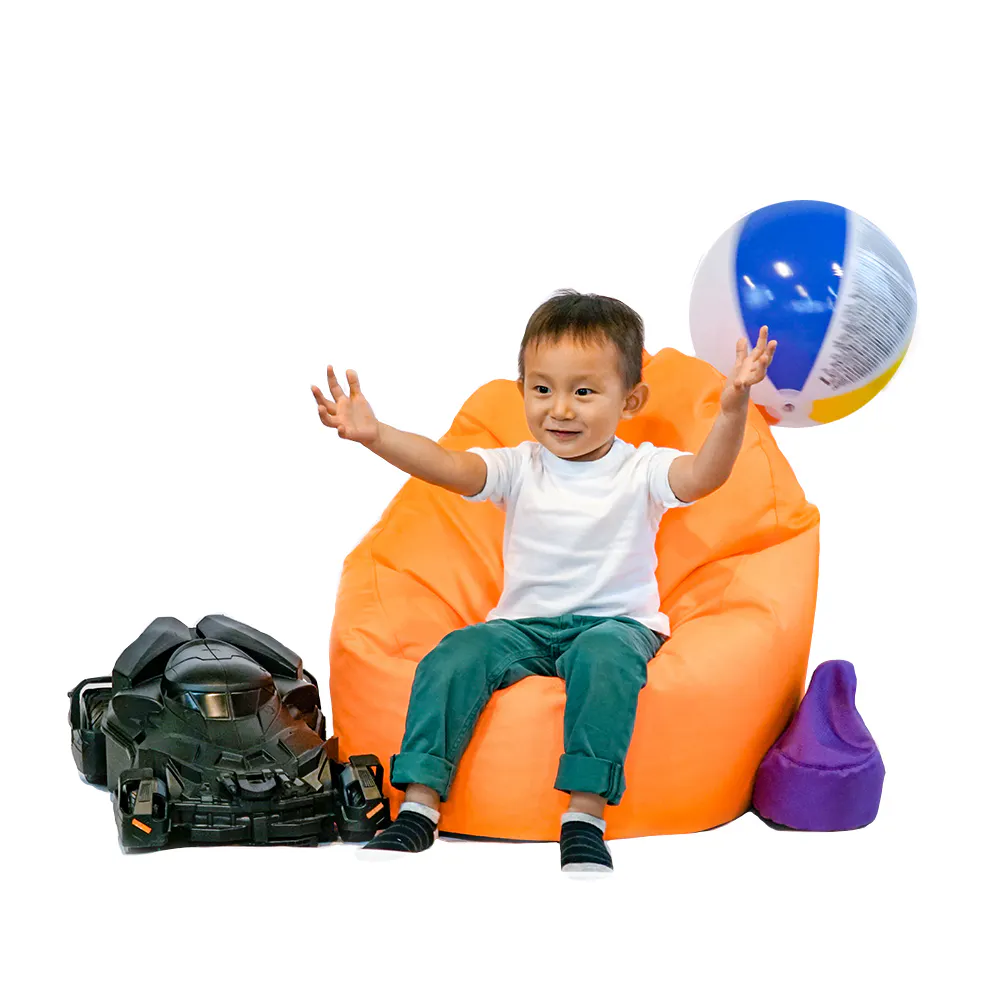 Doob Oomph Mini Bean Bag Chair - Jet Black (Water Repellent) - 7