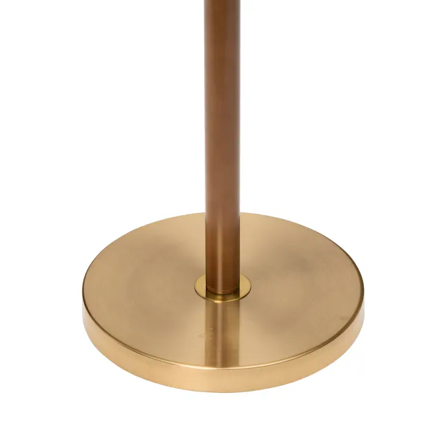 Bronwyne Pleated Floor Lamp - Brass - 10