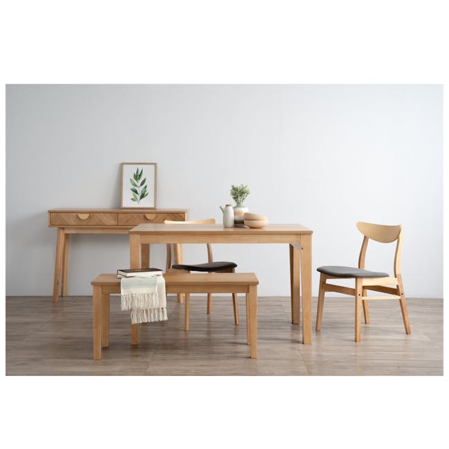 Dariel Extendable Dining Table 1.2m-1.95m - Natural - 2