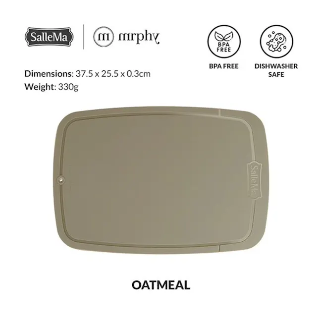 SalleMa Premium TPU Cutting Board (Oatmeal) - 4