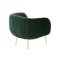 Alero 2 Seater Sofa with Alero Armchair - Dark Green - 4