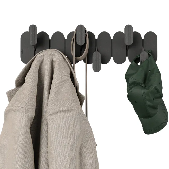 Tempo 6 Wall Hook - Black - 7