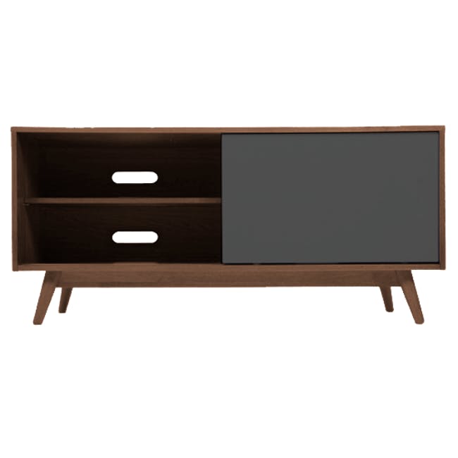 (As-is) Emelie TV Console 1.2m - Walnut, Anthracite - 2 - 6