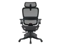 Sihoo B100 Pro Ergonomic Chair With Leg Rest - Black