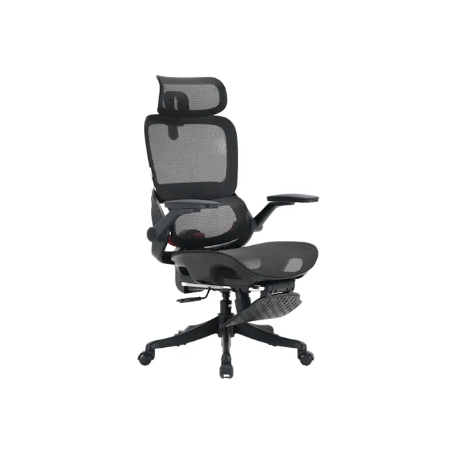 Sihoo B100 Pro Ergonomic Chair With Leg Rest - Black - 2
