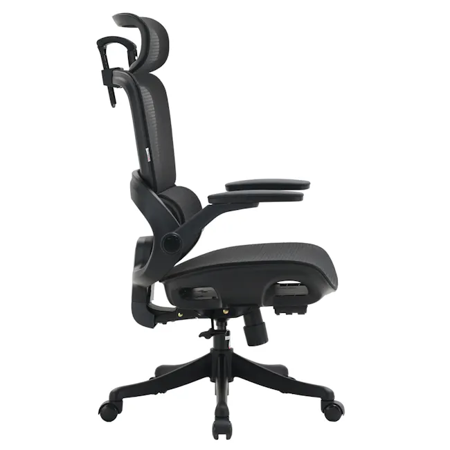 Sihoo B100 Pro Ergonomic Chair With Leg Rest - Black - 3