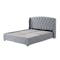 Madeline 4 Drawer Queen Bed - Shadow Grey (Fabric) - 4