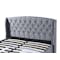 Madeline 4 Drawer Queen Bed - Shadow Grey (Fabric) - 8