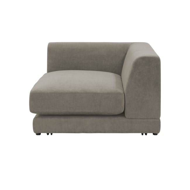 (As-is) Abby Chaise Lounge Sofa - Taupe - Left Arm Unit - 6