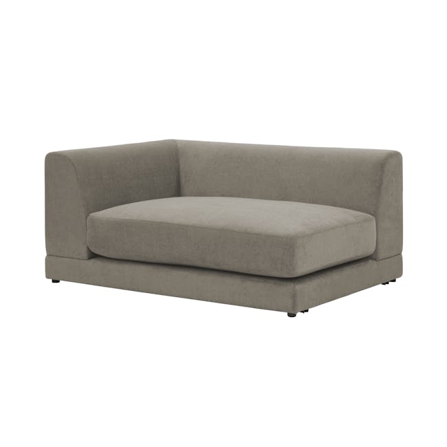 (As-is) Abby Chaise Lounge Sofa - Taupe - 7