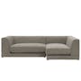 (As-is) Abby Chaise Lounge Sofa - Taupe - Left Arm Unit - 9