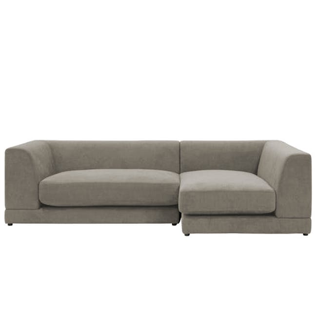 (As-is) Abby Chaise Lounge Sofa - Taupe - 9