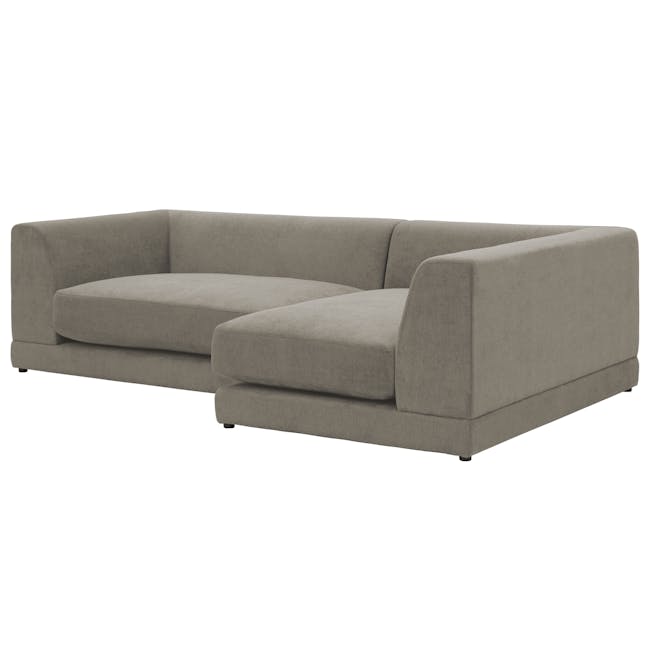 (As-is) Abby Chaise Lounge Sofa - Taupe - Left Arm Unit - 10