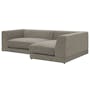 Abby Chaise Lounge Sofa - Taupe - 7