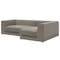 Abby Chaise Lounge Sofa - Taupe - 6