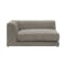 Abby Chaise Lounge Sofa - Taupe - 0