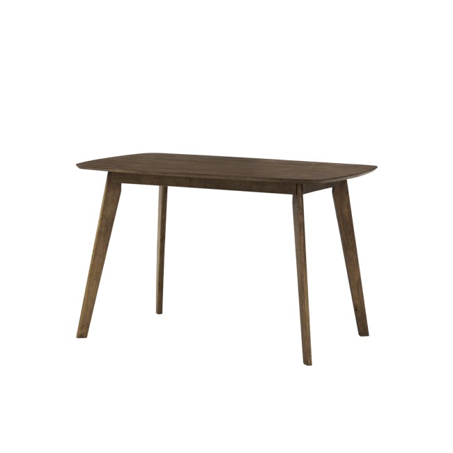 Harold Dining Table 1.2m - Cocoa - 1 - Wooden table with simple design, minimalist aesthetic, modern style, natural wood