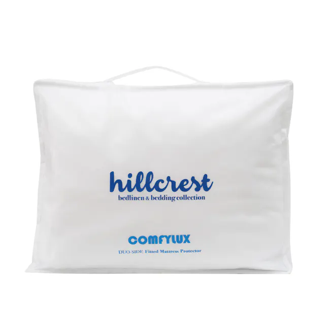 Hillcrest ComfyLux Fitted Mattress Protector (4 Sizes) - 3 - Hillcrest Bedlinen & Bedding Collection, Comfyux Duo-Side