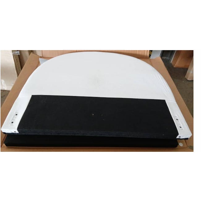 (As-is) Aspen Super Single Bed - Cloud White - 2